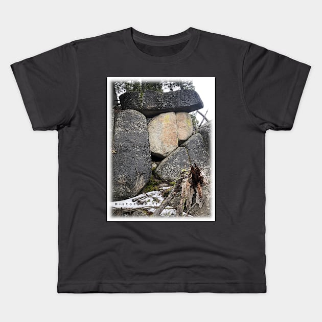 Wonderfull Rock Structure showing multiple colors! Kids T-Shirt by HistoryShift